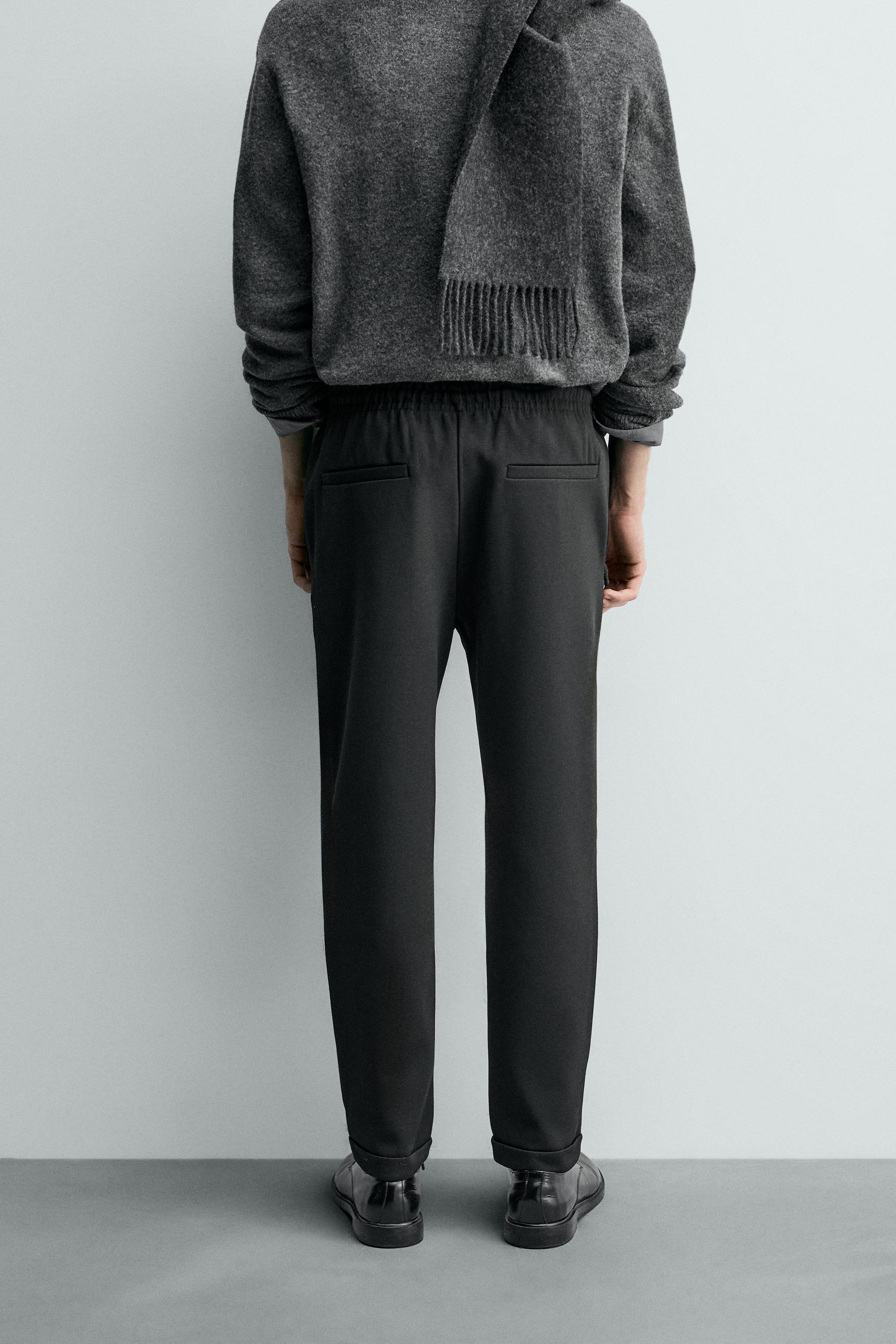 COMFORT NON-IRON JOGGER-WAIST PANTS